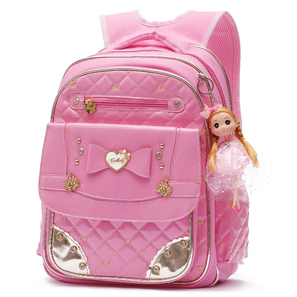 Милый водонепроницаемый рюкзак из искусственной кожи для девочек стиль