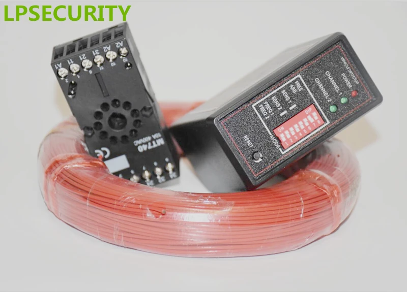 Двухканальный кольцевой детектор LPSECURITY для обнаружения автомобиля с 50-метровым