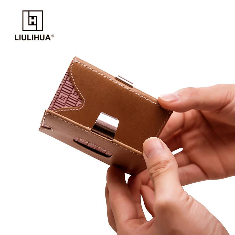 Новый продукт LIULIHUA Роскошный кошелек тройного сложения повседневный держатель