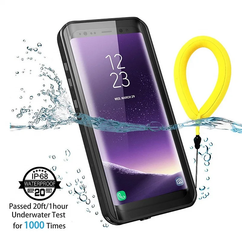 Новинка водонепроницаемый чехол для Samsung S8 S9 6 м Уровень погружения ударопрочный
