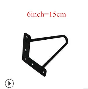 6inch 4 шт. u-образная металлическая шпилька, настольная ножка стола, кронштейн 4-10 дюймов, полностью Железный мебель, поддержка ног, диван шкаф, стулья, DIY оборудование - Цвет: 6inch