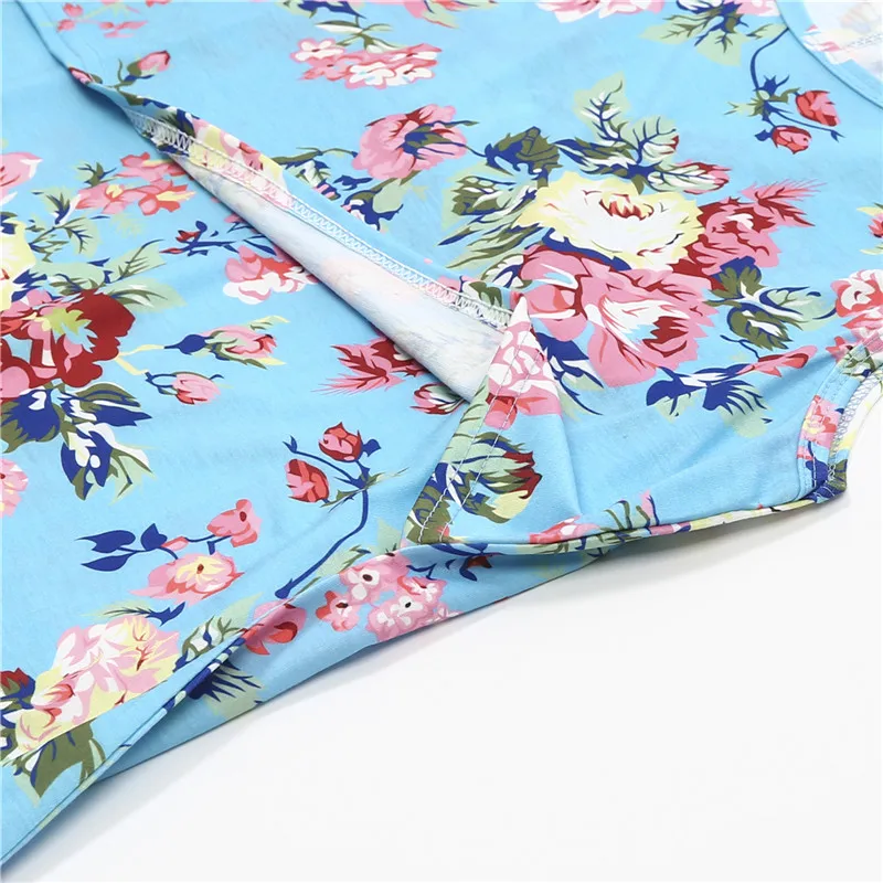 Одежда для кормящих матерей топ беременных с цветочным принтом футболка без