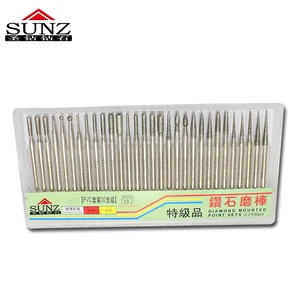 CBN аксессуары для электроинструментов роторные Инструменты Алмазные буры шлифовальный круг 3 мм хвостовик 30 шт нефритовые резные