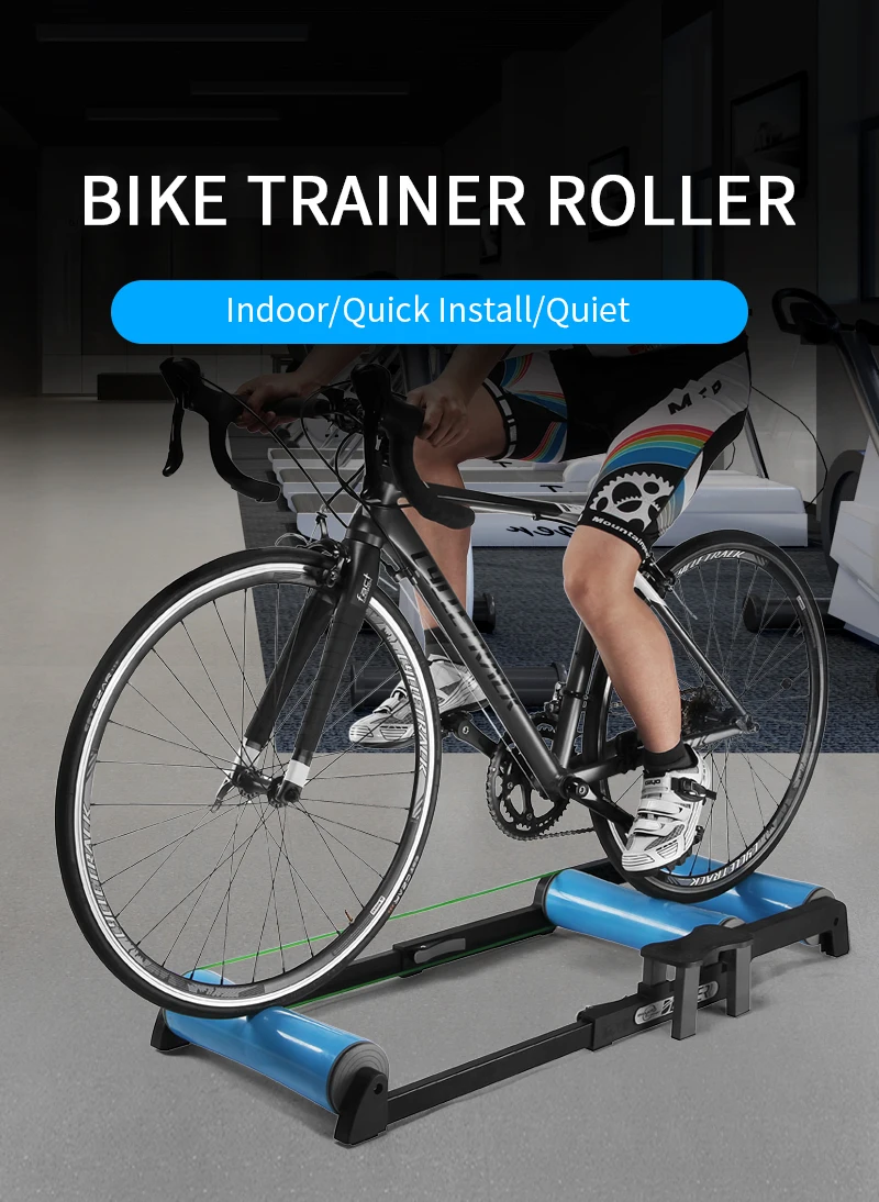 Bike Trainer Rollers Indoor Home Exercise Cycling Training Fitness Bicycle Trainer 24 26 27.5 29"MTB 700C Road Bike Rollers