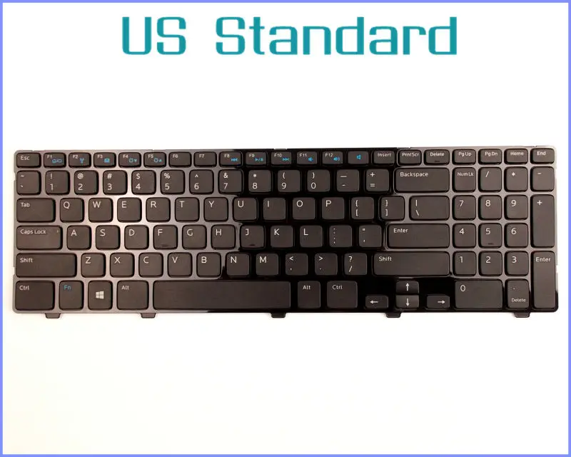 Клавиатура для ноутбука Dell Inspiron 15(3521) 15(3537) 15R(5521) M531R-5535 15-3537 15R-5537 15R-5521 версия США |