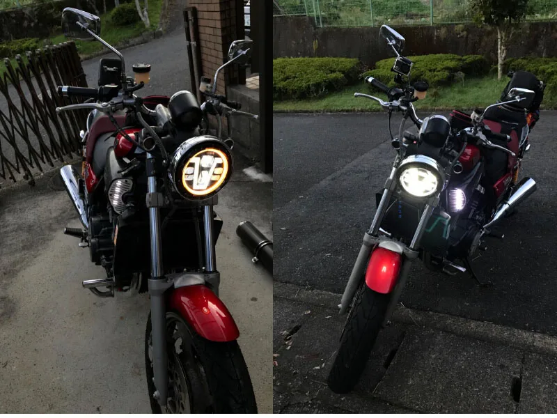 7 дюймов moto rcycle светодиодные фары 50 Вт 12 В прожектор для Harley Davidsion farol Led moto для Honda VTR250 CB400 CB750 Honda Hornet