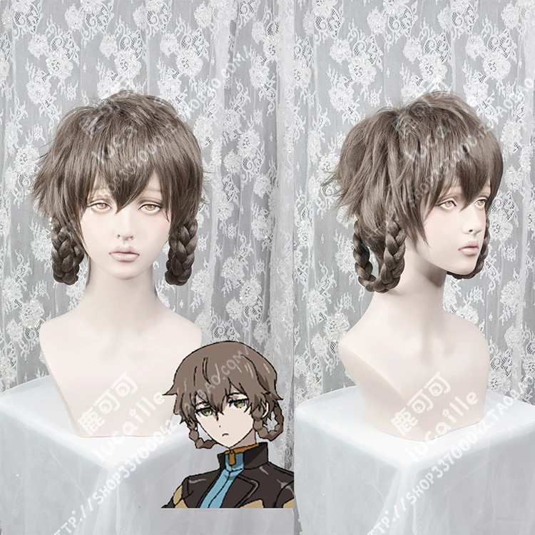 Аниме steins Gate 0 John Titor Hashida Suzu Amane Suzuha косплей парик коричневый серый смесь термостойких синтетических волос парики+ парик Кепка