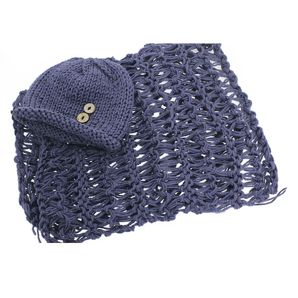 Newborn baby children's equipment knit crochet cap disguise Photography Proposition Gray | Детская одежда и обувь
