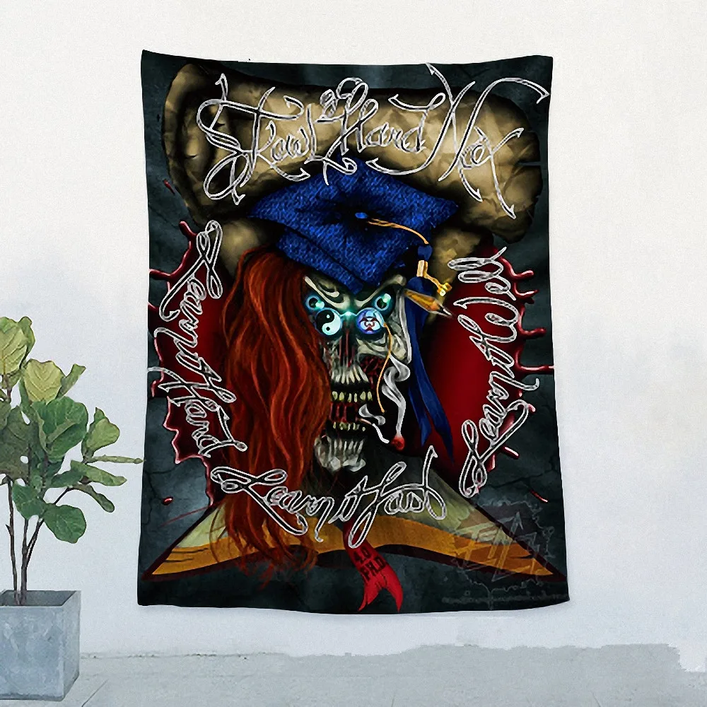 Hip hop\ Jazz\Reggae\Rock\Heavy metal Music Poster Retro Flag Banner Tapestry Cloth Art Wall Sticker Bar Bedroom Home Decor | Дом и сад