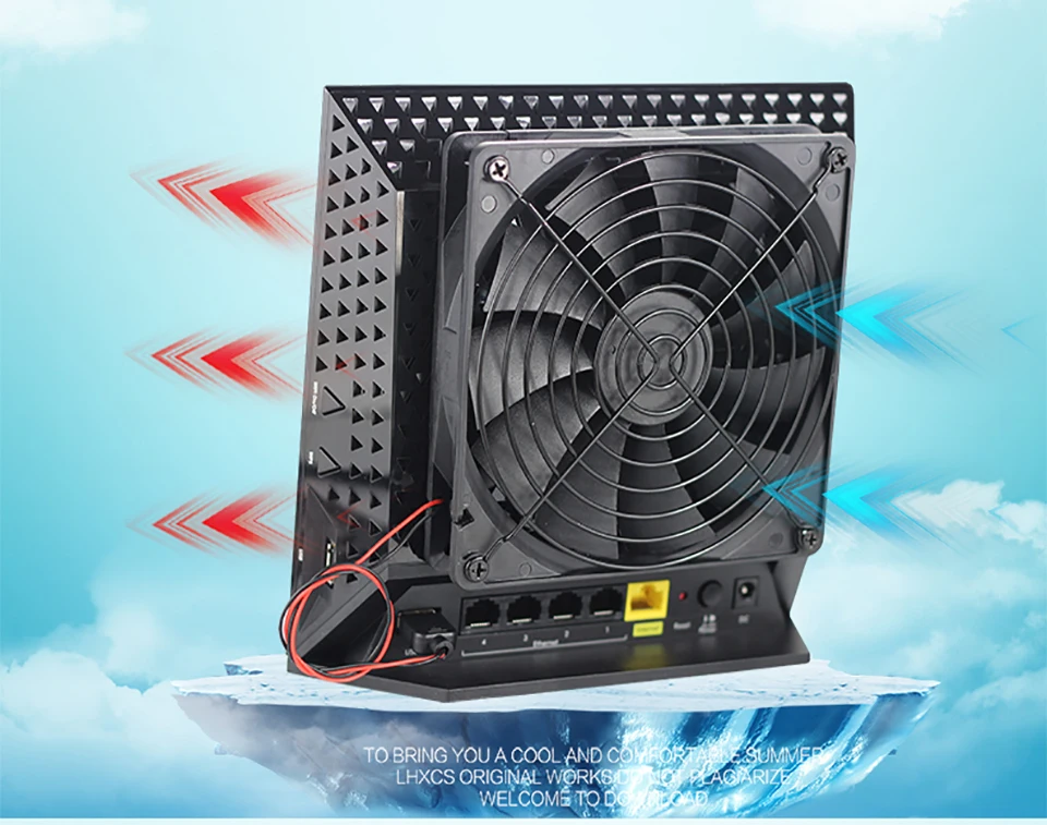 140 мм DC 5 в USB вентилятор охлаждения для netgear R6100/R6200/R6250/R6300V2/EX6200 маршрутизатор радиатор ТВ коробка кулер