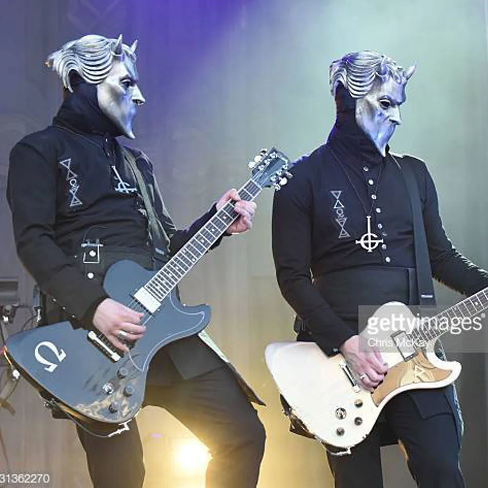 Ghost Nameless маска вурдалака Косплей Ghost B. C Группа панк-рок латексный шлем маски вечеринка Хэллоуин реквизит дропшиппинг