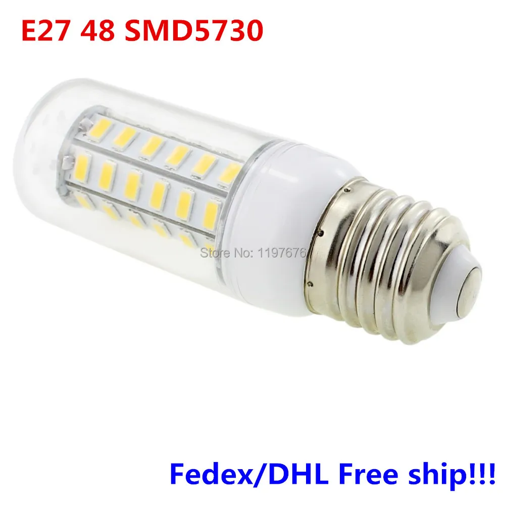 Светодиодные лампы-кукурузы E27 SMD5730 24 светодиода 36 светодиодов 48 56 светильник на 9