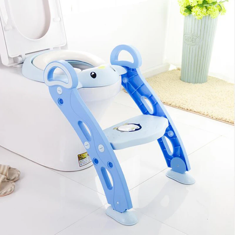 Мягкое основание пластиковый детский туалет тренировочный складывающийся