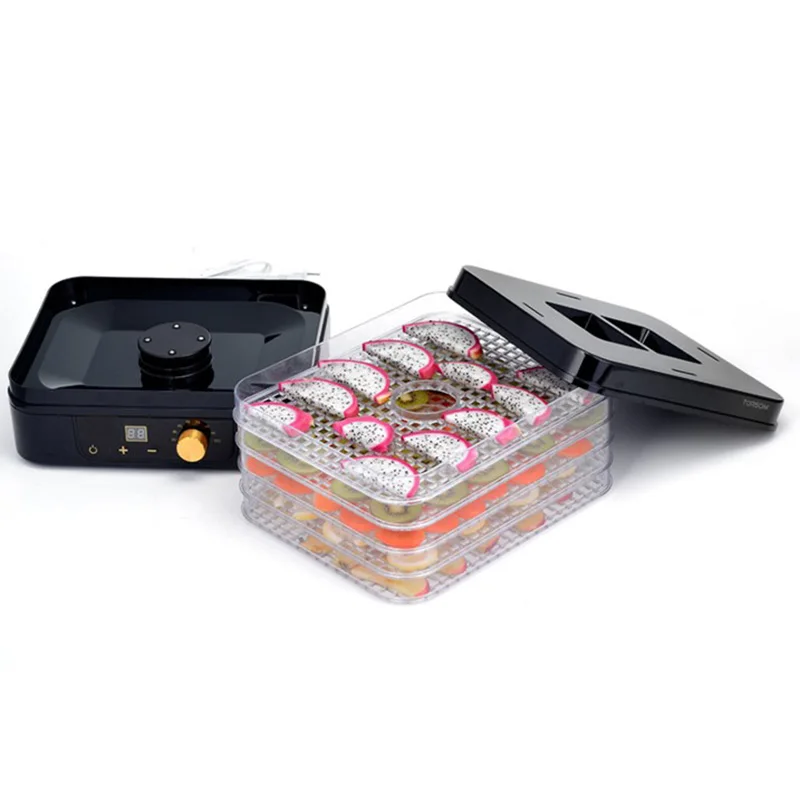 Household Food Dehydrator 220V Fruit Vegetable Meat Dehydrator Extra Long Timing Food Machine KA-D5T
