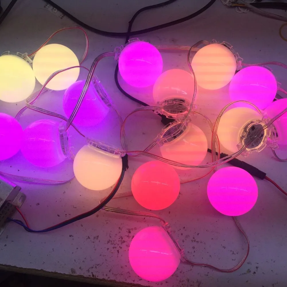 Адресная матовая крышка UCS1903 DC24V RGB Полноцветный пиксельный модуль Класс IP68