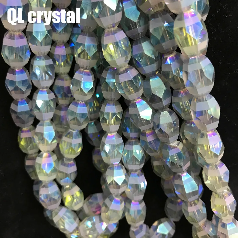 50pcs 10x14mm Bicone Austria Crystal beads Charm loose spacer Beads DIY Earrings necklace hadicraft bracelet jewelry | Дом и сад