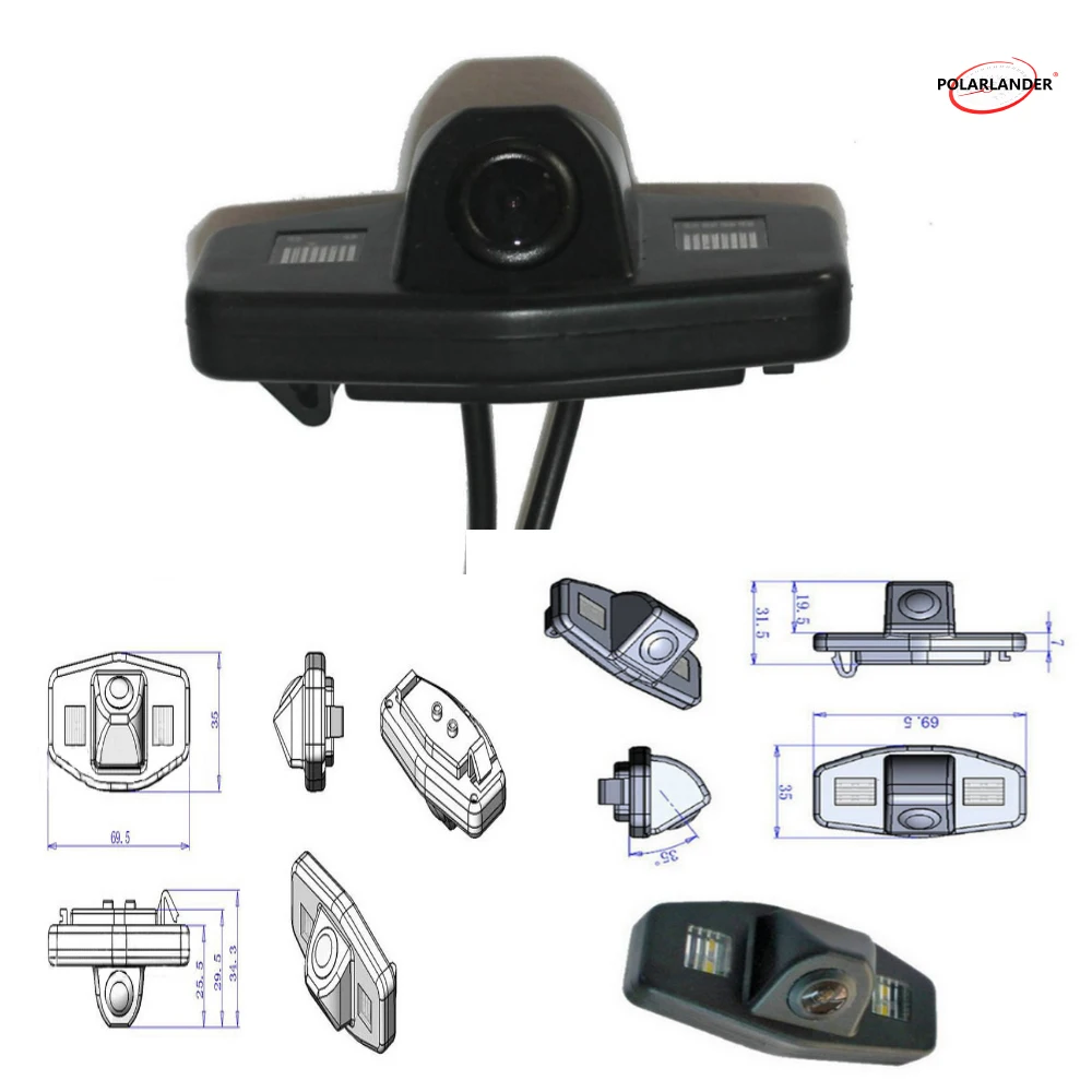 CCD обратная резервная парковка для Honda Accord City Civic Odyssey Acura TL TSX Автомобильная камера