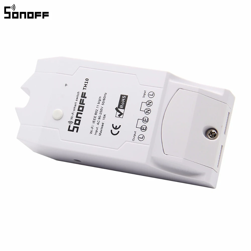 Sonoff TH10 Wi Fi Smart Switch 10A 2200 Вт беспроводные модули для автоматизации умного дома с