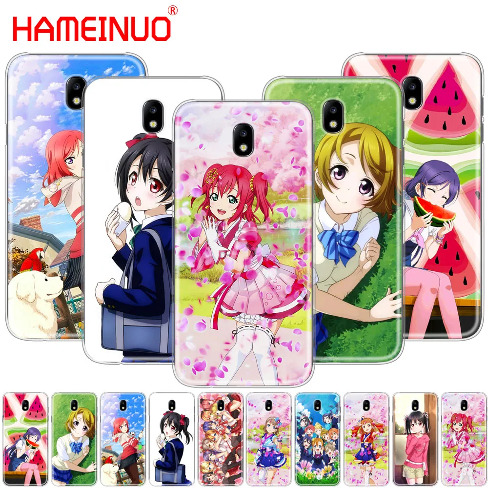 HAMEINUO Любовь Живая Школа idol дневник чехол для телефона Samsung Galaxy J3 J5 J7 2017 J527 J727 J327 J330