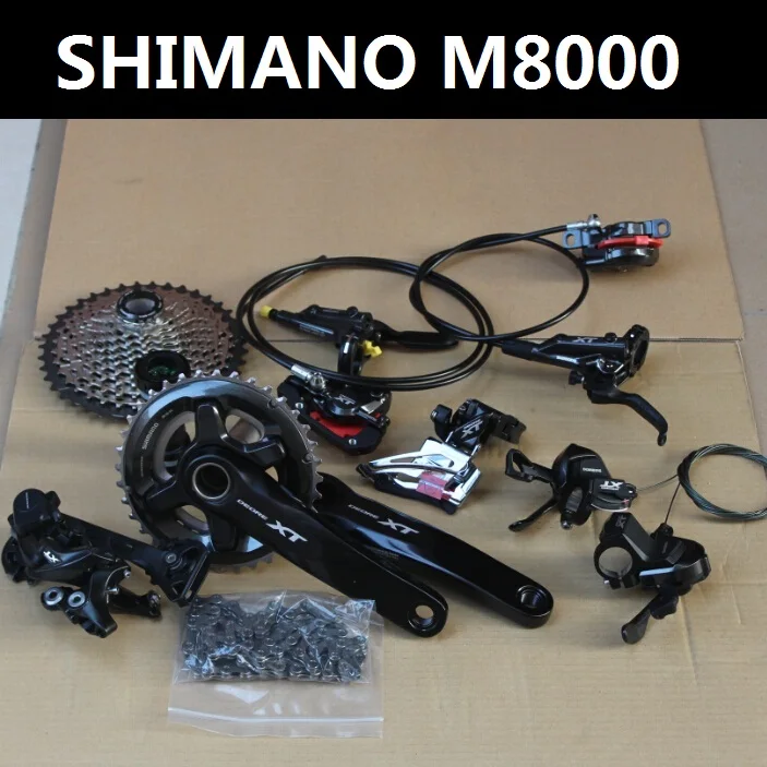 Deore XT M8000 указано 1x11 s 2x11 3x11 22 33 скорость гидравлический Тормоз MTB велосипед groupsets