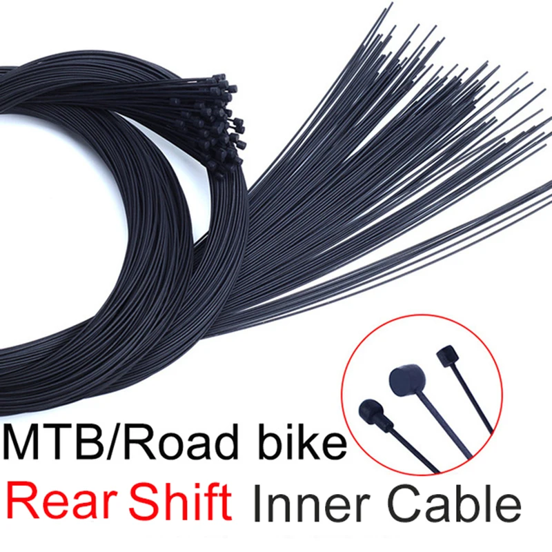 

2PCS Smooth&Durable Mountain Bike Rear Shifting Inner Cable Road Bicycle Rear Derailleur Shifter Wire 2100mm