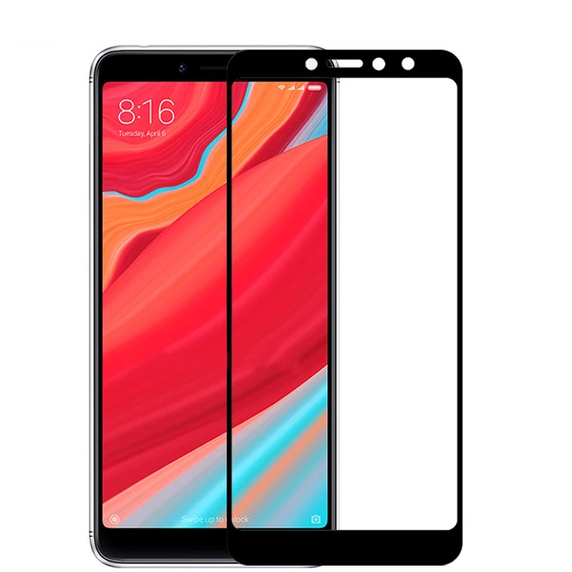 3D закаленное стекло для Xiaomi Redmi S2 Полное покрытие экрана Взрывозащищенная