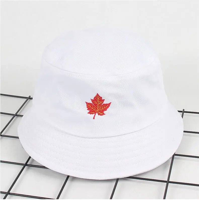 2018 кленовые листья Панама унисекс Bob cap s хип хоп Gorros мужская wo летняя Кепка для