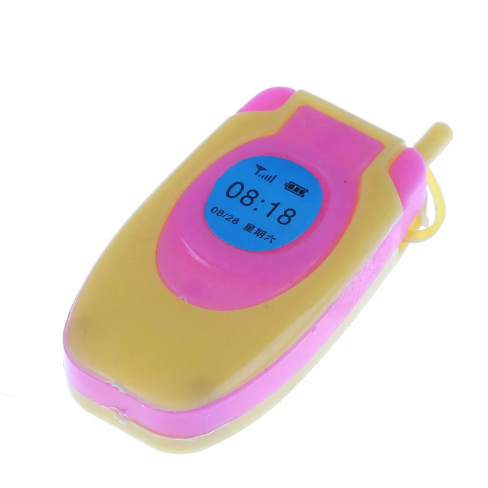 

1 шт., миниатюрный сотовый телефон 4 см, модель детской модели для кукольного домика, Миниатюрные аксессуары для кукол, случайный выбор