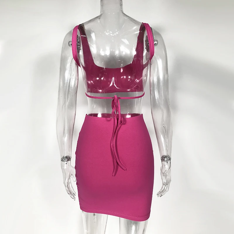 Parthea женское сексуальное платье с открытой спиной из двух частей неоново-зеленое