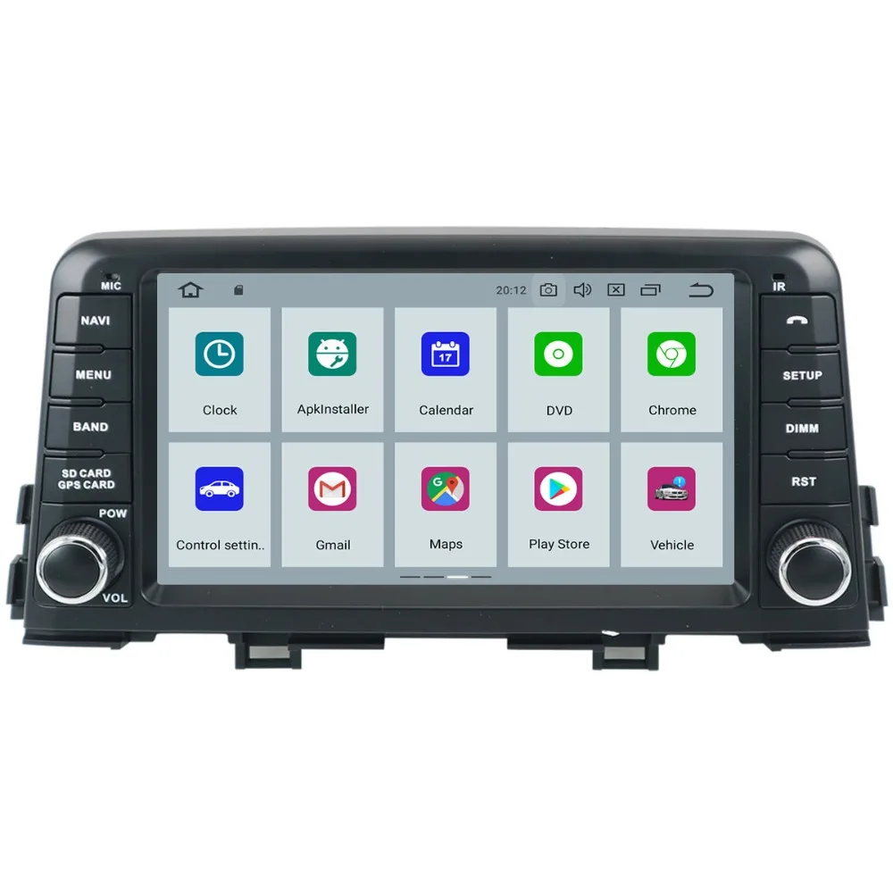 Автомагнитола 1 Din Android 10 без DVD-плеера GPS-навигация для KIA PICANTO/MORNING 2017 2018