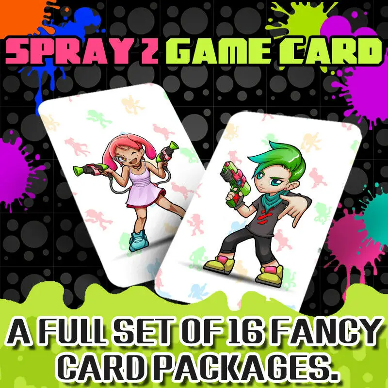 16 полноразмерных игровых карт NFC Tag Marina Splatoon 2 Lnkling для amxxbo Switch/Wii U|Карты контроля
