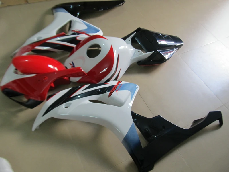 Обтекатель 100% подходит для Honda CBR1000RR 2006 2007 красный белый черный обтекатель CBR 1000RR 06