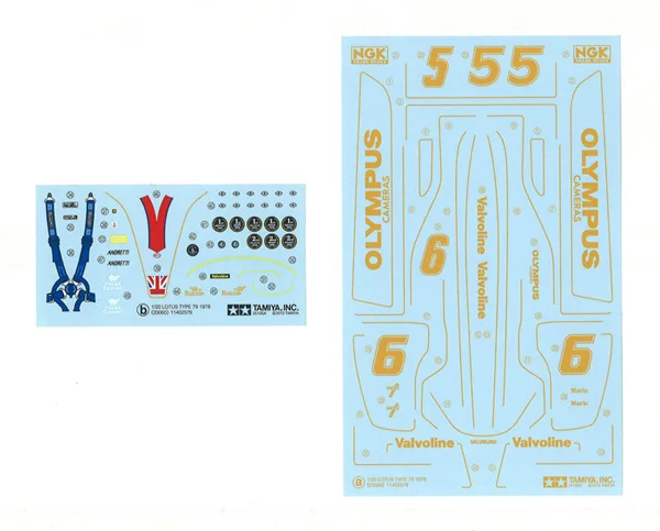 Сборная модель автомобиля 20060 1/20 F1 Formula Racing Lotus Type79 1978