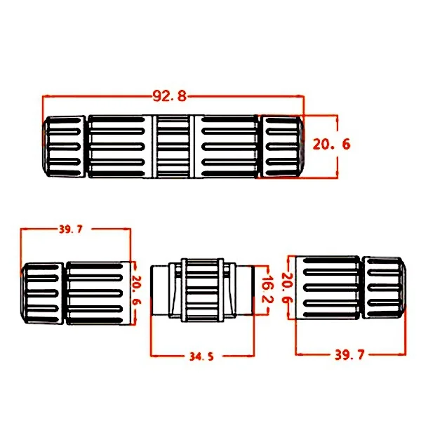 Kebidumei M16 Ethernet сетевой LAN кабель RJ45 водонепроницаемый коннектор адаптер