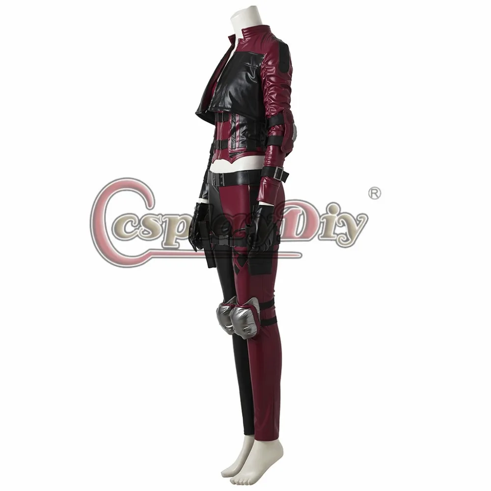 Костюм для косплея Cosplaydiy из искусственной кожи клоуна 2017|harley quinn cosplay costume|harley