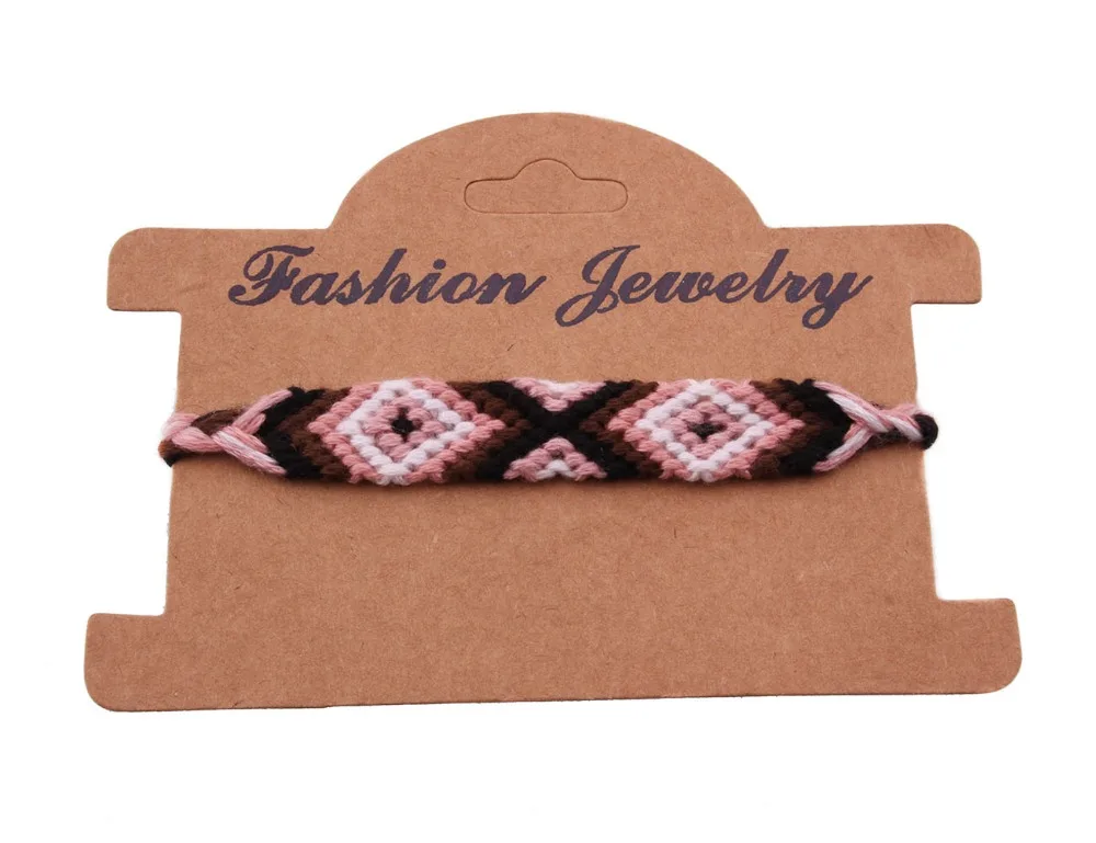 Многострунный красочный тканый браслет дружбы boho шикарный короткий X призматическая вышивка нить Плетеный моющийся wayuu браслет ее