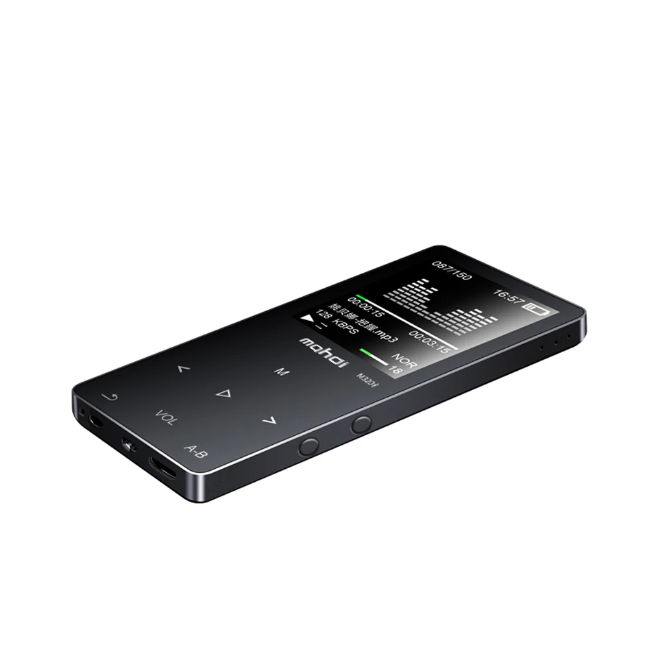 Новые металлические Bluetooth Спорт MP3 плеер Портативный аудио 16 ГБ с Встроенный