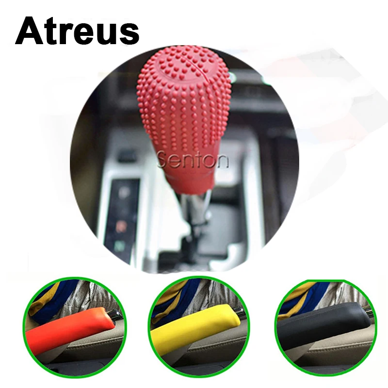 Atreus силиконовая Нескользящая накладка на ручку ручного тормоза для BMW e46 e39 e36 Audi a4