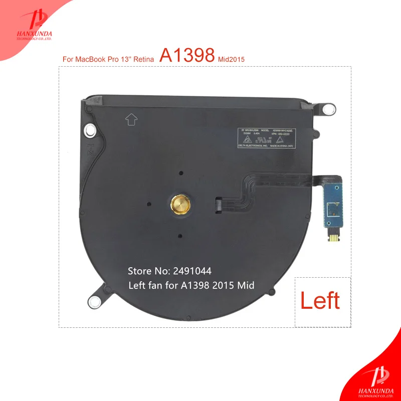 

Hanxunda Fan laptop Cooling Fan cooling cpu fan For Macbook Pro Retina 15" A1398 2015 Mid Left