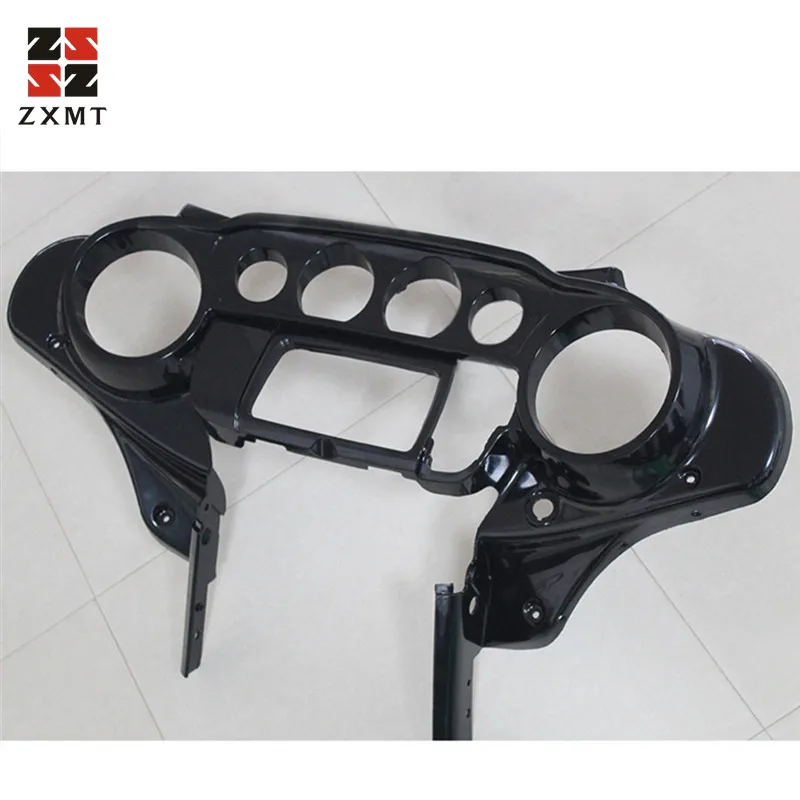 Неокрашенный Черный для Electra улица скользящая фара обтекатель Маска передний