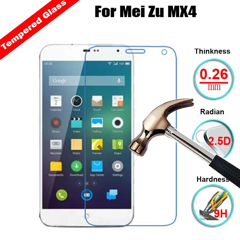 XSKEMP 10 шт. 2.5D Премиум Настоящее Закаленное стекло для Meizu MX5 MX4 MX3 MX2 Pro5 5," Meilan Note Note2 Note3 металлическая защита экрана