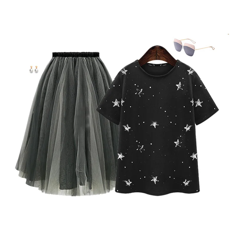 Юбка пачка Женская плиссированная средней длины Тюлевая с высокой талией для