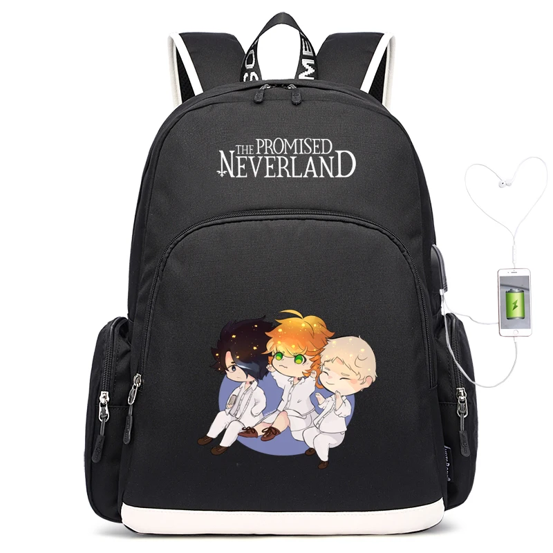 Женский рюкзак с USB портом для зарядки принтом|Мужские рюкзаки| |