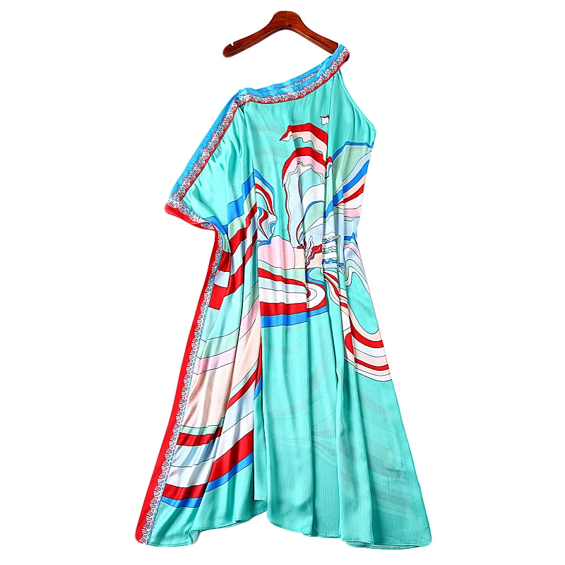 Длинное платье высокого качества Весна лето новые женские модные вечерние Boho пляжные сексуальные винтажные элегантные шикарные свободные шифоновое платье с принтом
