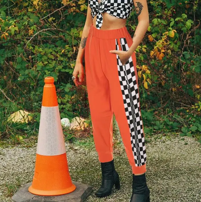 Женские брюки на молнии осенние и зимние|women trousers|trousers womenpatchwork trousers |