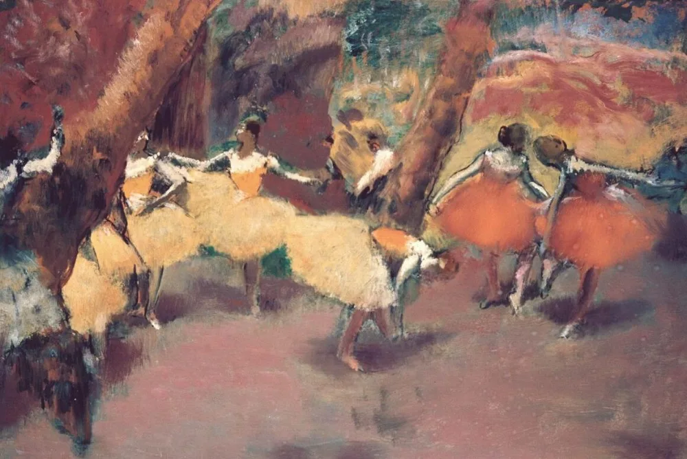Высококачественная картина маслом изображения на холсте до выступления (1896 1898)