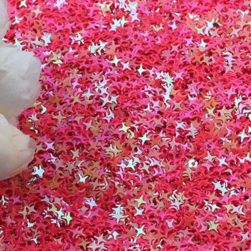 AB watermelon red 4 мм AB Цвет Звезда Свободные ПВХ блестки мини Блестки для ногтей пайетки поделки DIY шитье скрапбукинг Lentejuelas конфетти 4000 шт - Цвет: AB watermelon red