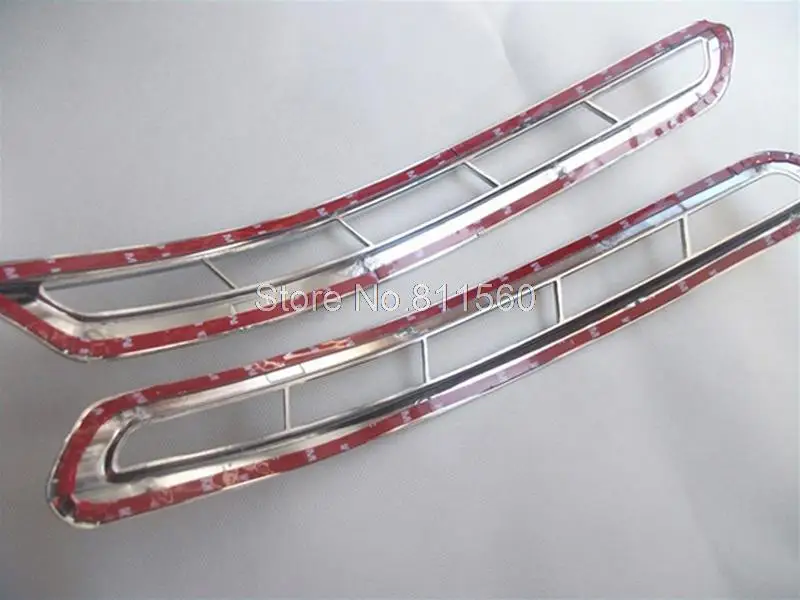 Для KIA K5 OPTIMA третьего поколения 2011 2012 2013 ABS хром задний хвост Туман свет лампы Накладка 2 шт