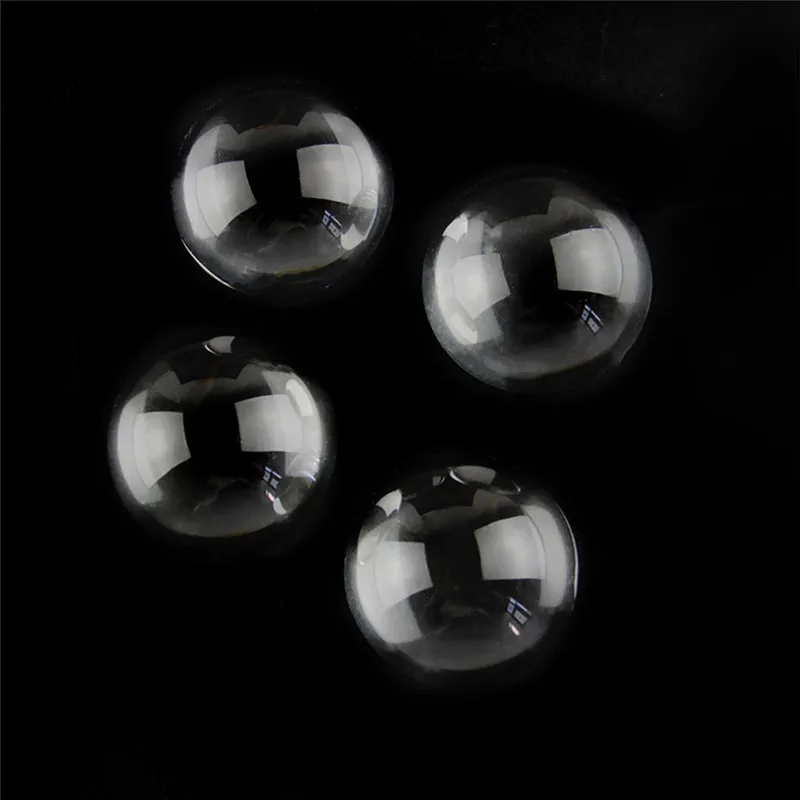 

Clear 1.96in 60pcs K9 Glass Half Ball Round Transparent Glass Cabochon Demo Flat Back Making