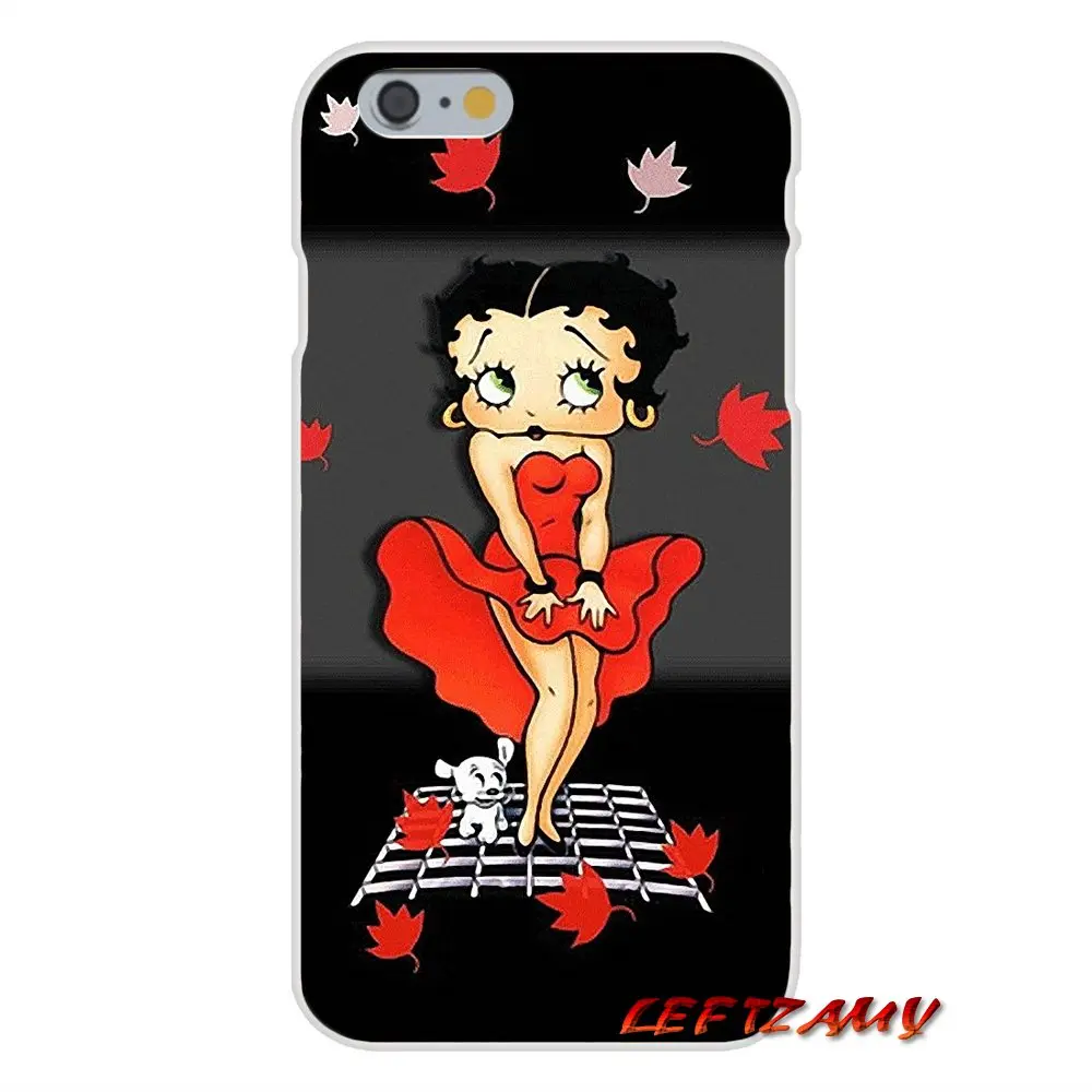 Симпатичный мультфильм Betty Boop аксессуары телефон оболочки чехлы для huawei P8 P9 P10 Lite